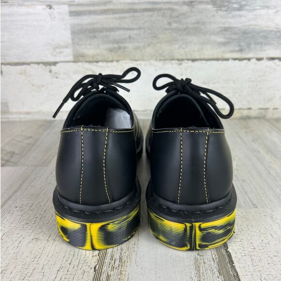 Dr. Martens 1461 Black Leather Platform Oxford Loafers Women’s 10 Lace Up New - Picture 5 of 7